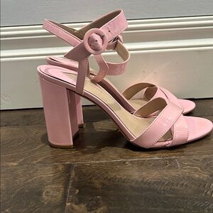 ANTONIO MELANI Blush Pink Block Heels